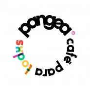 logotipo de Pangea cafe para todxs